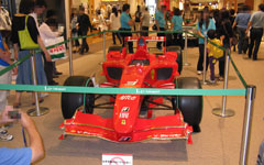 展示されていたＦ１カー