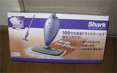 シャークスチームモップ外箱