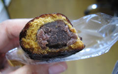 カリント饅頭 断面
