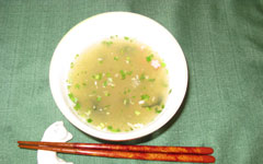 オルビス プチヌードルお湯を注いだところ