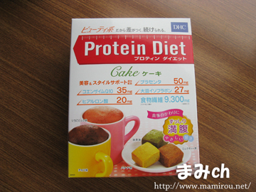 プロテインダイエットケーキタイプ 外箱