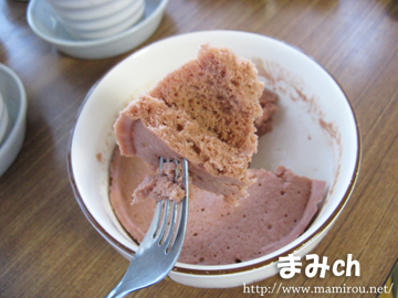 プロテインダイエットケーキ出来上がり