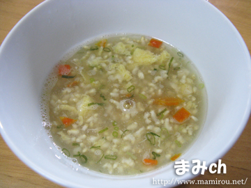 鶏たまご味 雑炊