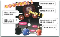 家あげ花火キャプチャ