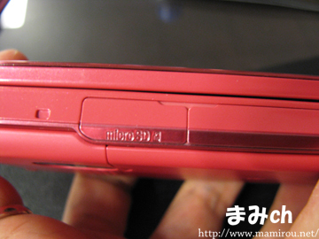 microSDカードスロット