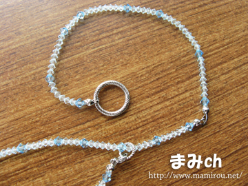 スワロネックレスのトップ部分