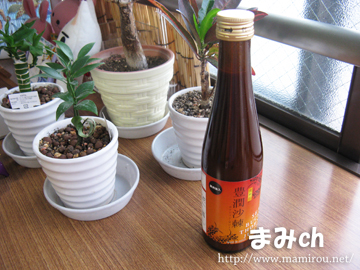 サジー 黄酸汁のボトル