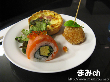 サービスしていただいた食事