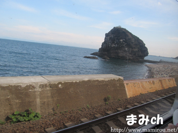 小樽付近の海にあった島